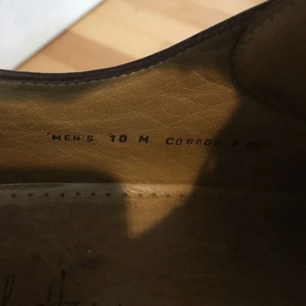 Men's Cole Haan Cognac Calf Leather Dress Shoes